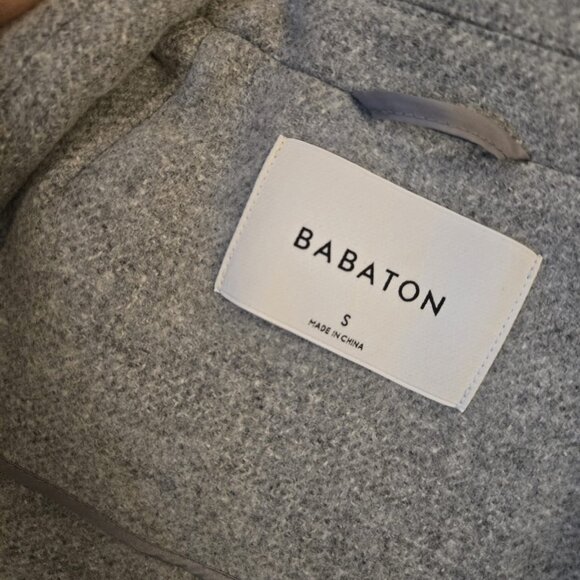 Aritzia Babaton Heather Light Grey Stedman Coat | Article # 56650 | Size S - Picture 4 of 4